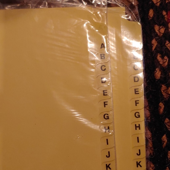 2Packs Binder dividers letters - Picture 2 of 2